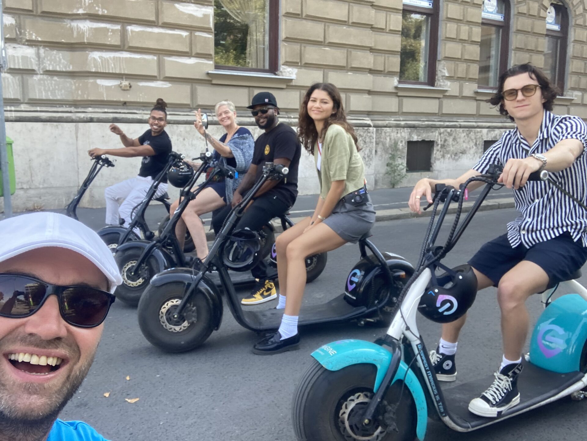 Budapest Guided Tours - Tom Holland and crew